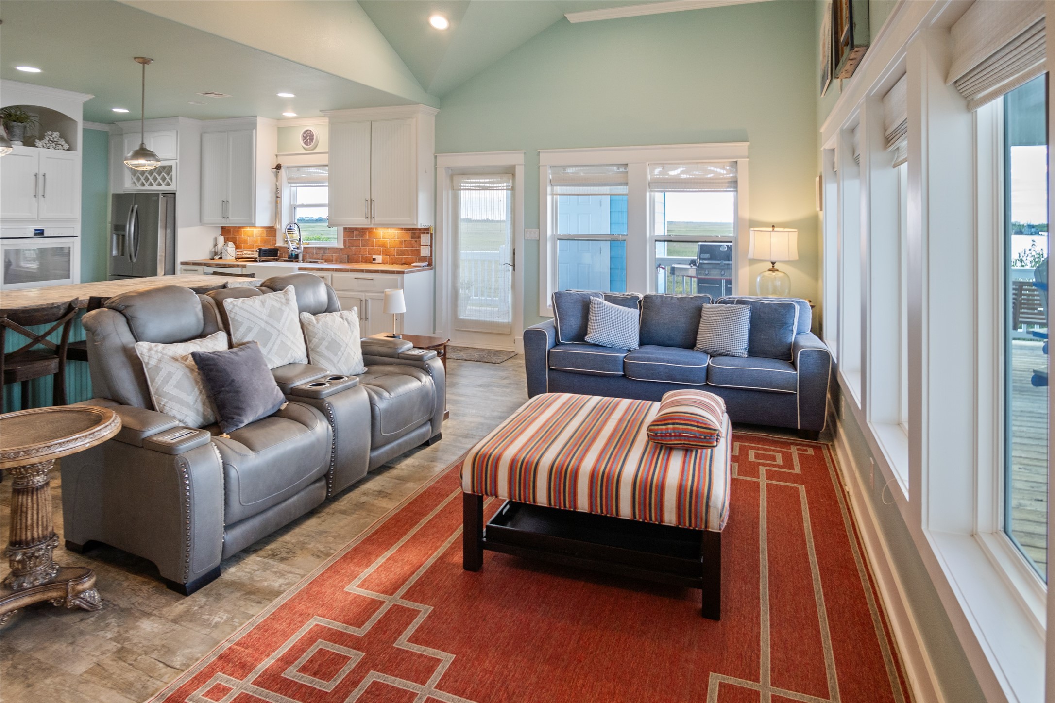 1682 Hamilton Avenue Port Bolivar, TX 77650 - Photo 7 of 38 a living room with furniture and a rug