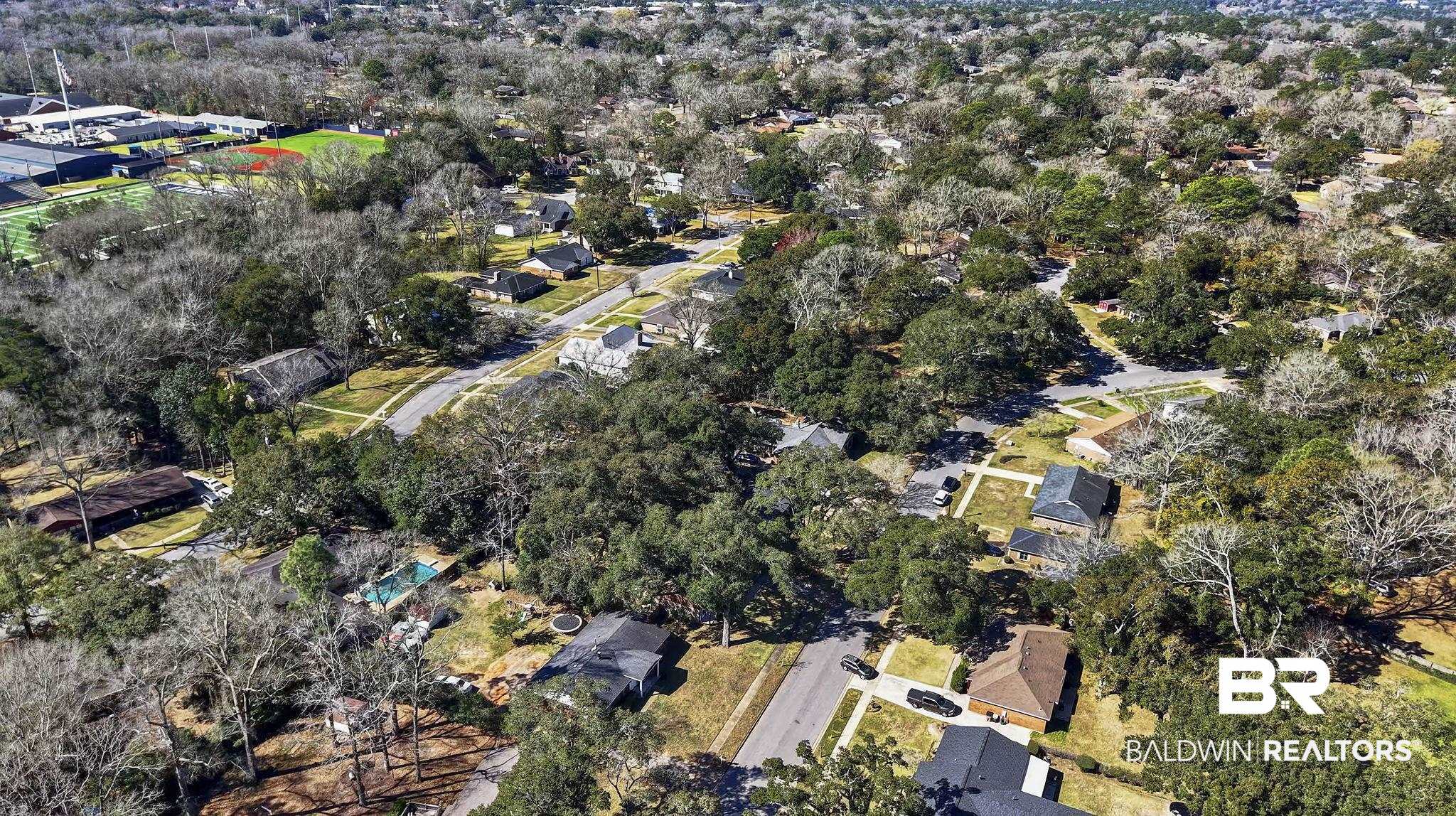 5817 Woodgate Road Mobile, AL 36609 - Photo 79 of 85 Aerial view with a residential view