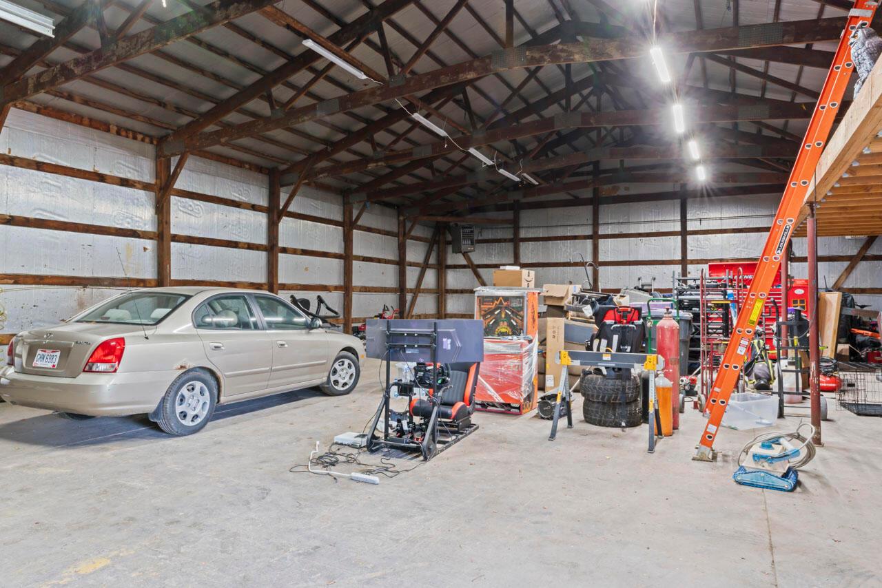 2566 Outville Road Alexandria, OH 43001 - Photo 51 of 52 Interior Pole Barn (42 x 63) w/concrete flooring.