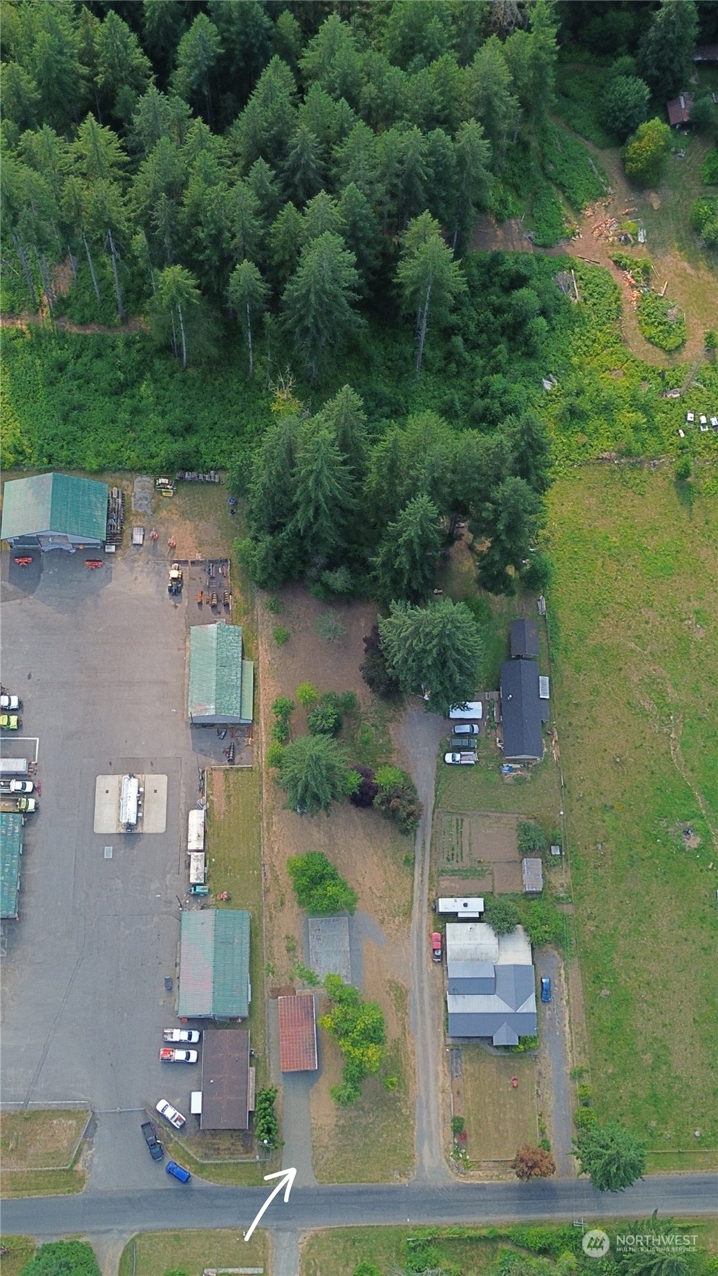 126 Chapman Road Morton, WA 98356 - Photo 5 of 8 an aerial view of residential house with outdoor space
