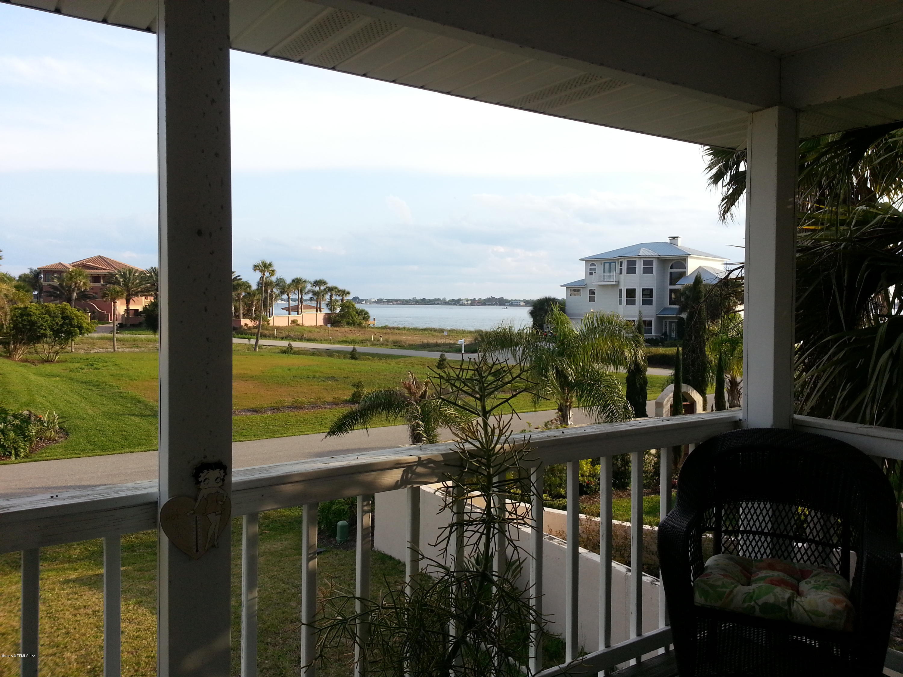 308 Outrigger Way Vilano Beach, FL 32084 - Photo 33 of 33 a view of a balcony with lake view and a ocean view