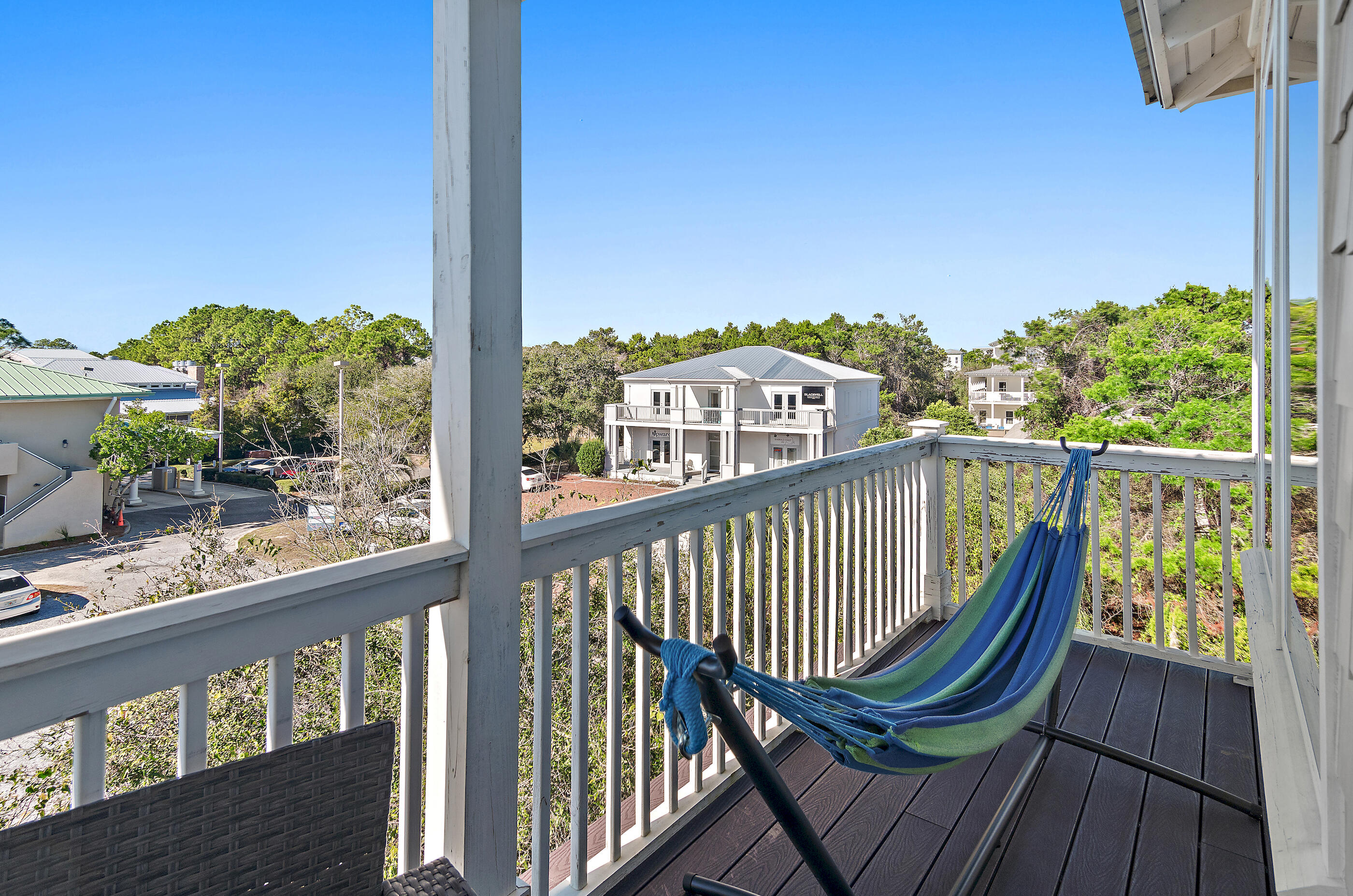 33 Sugar Sand Lane Santa Rosa Beach, FL 32459 - Photo 34 of 35 a view of a balcony with wooden floor and fence