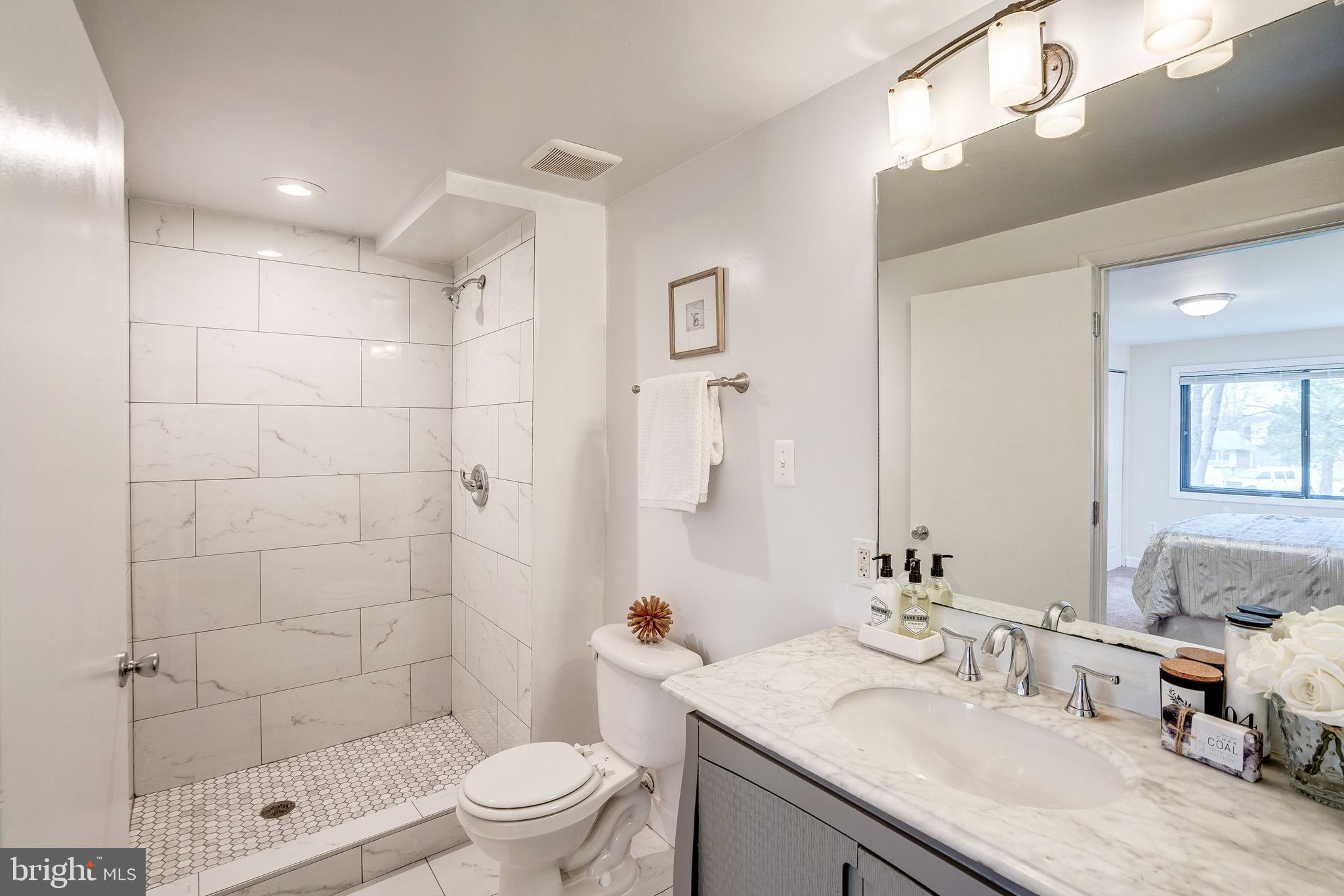122 North Cottage Road Sterling, VA 20164 - Photo 13 of 27 Master bathroom with new tile shower