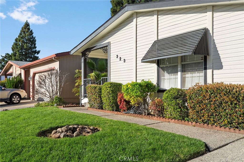 2050 Springfield Drive, Unit 323 Chico, CA 95928 - Photo 11 of 43 a view of a backyard with plants and patio