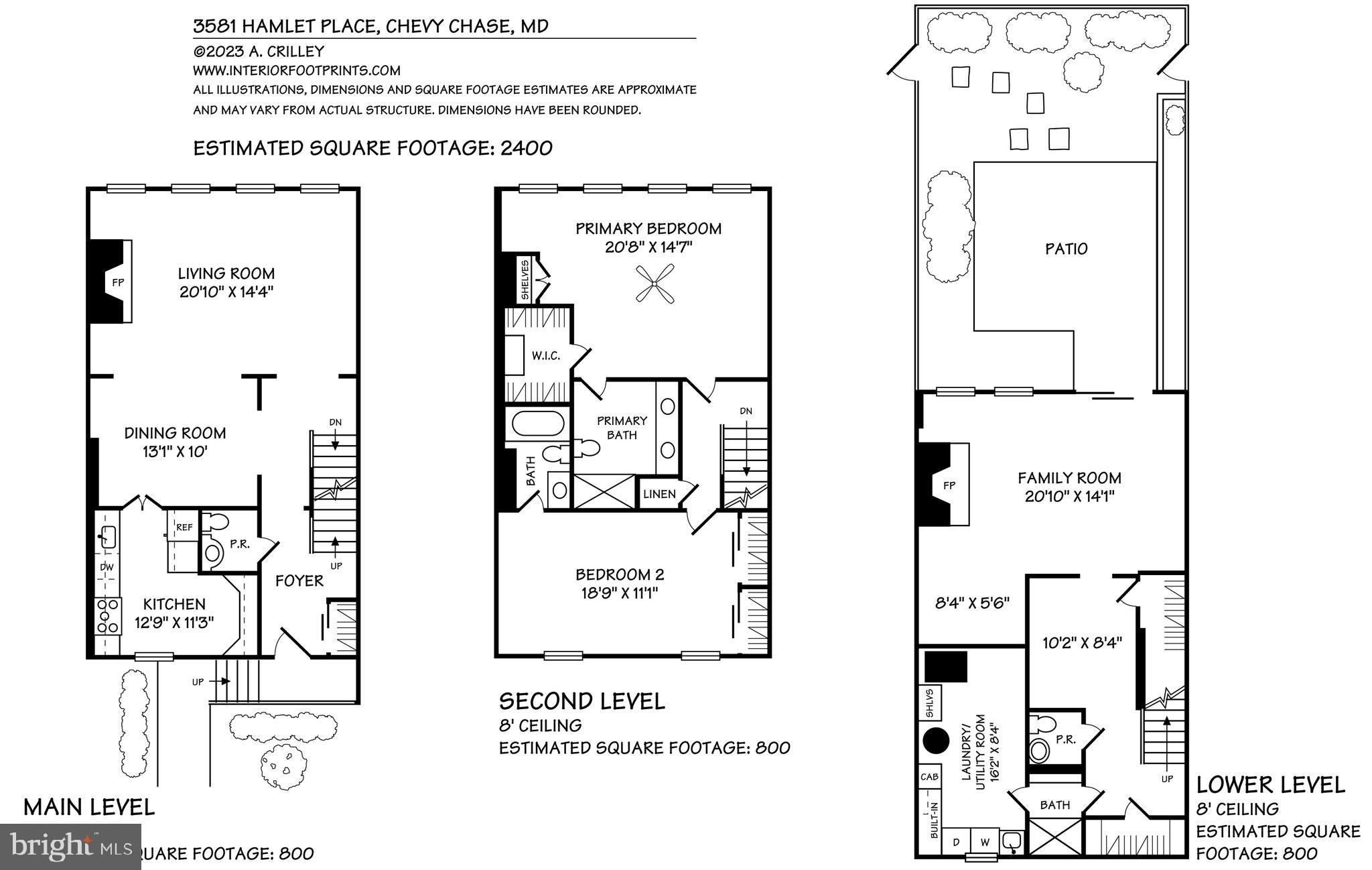 3581 Hamlet Place Chevy Chase, MD 20815 - Photo 30 of 30 Floor Plans