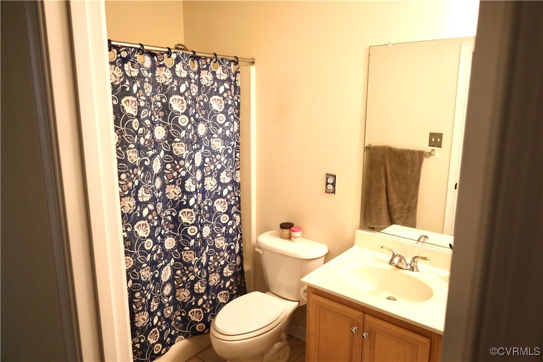 862 Club Ridge Court Chester, VA 23836 - Photo 32 of 50 Bathroom with toilet, vanity, a shower with shower