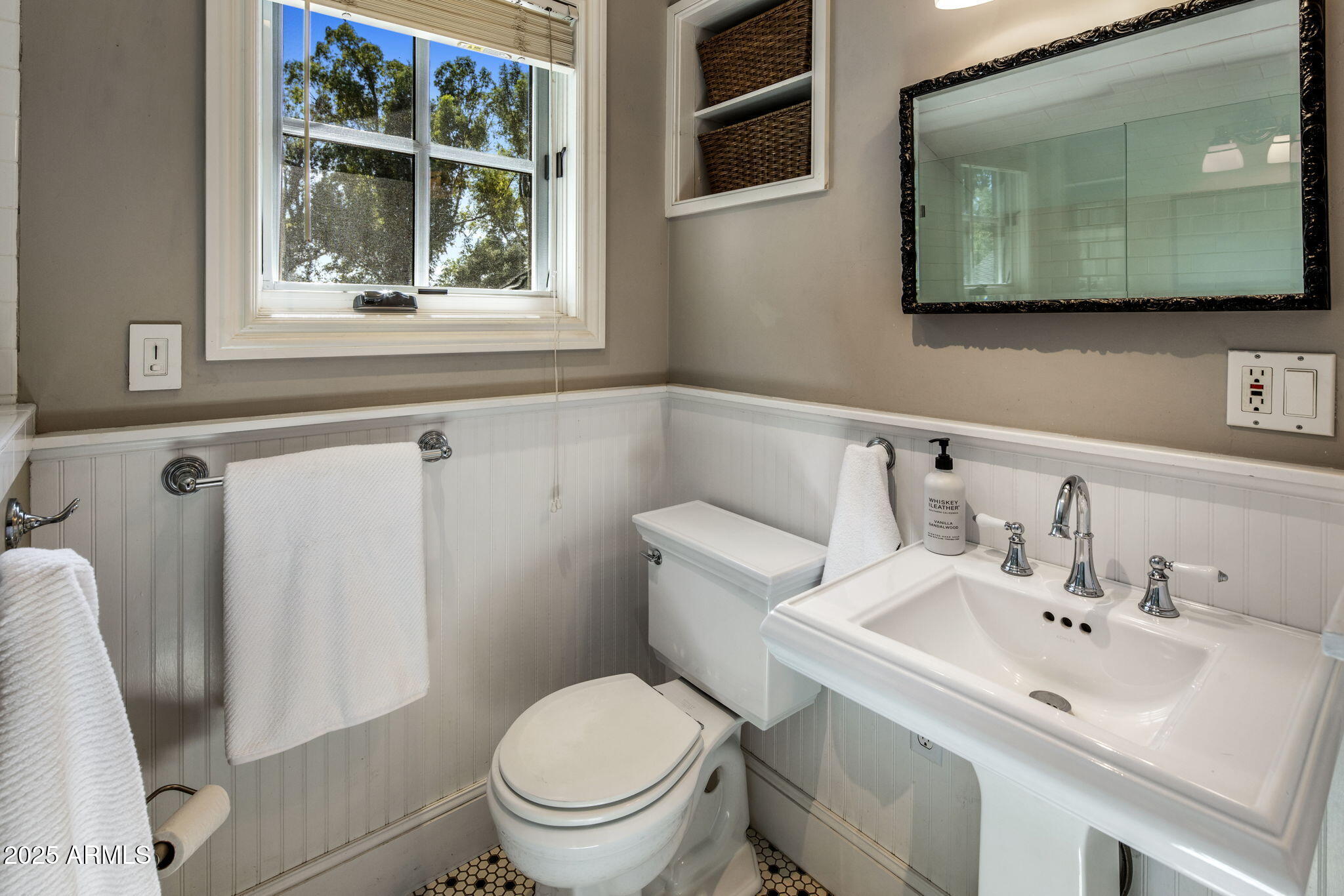 525 West Berridge Lane Phoenix, AZ 85013 - Photo 45 of 67 a bathroom with a sink mirror and toilet