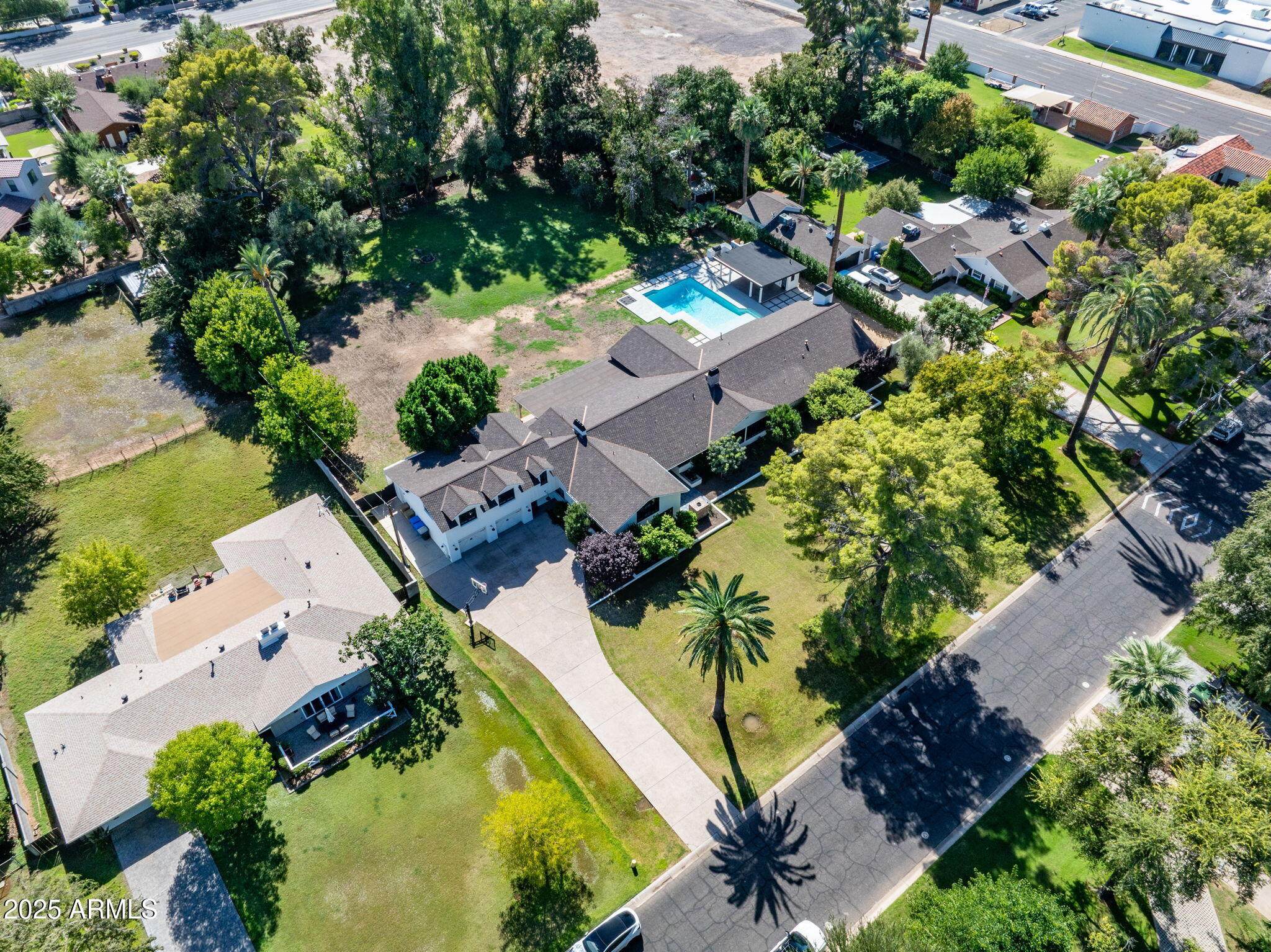 525 West Berridge Lane Phoenix, AZ 85013 - Photo 61 of 67 an aerial view of a house with a garden