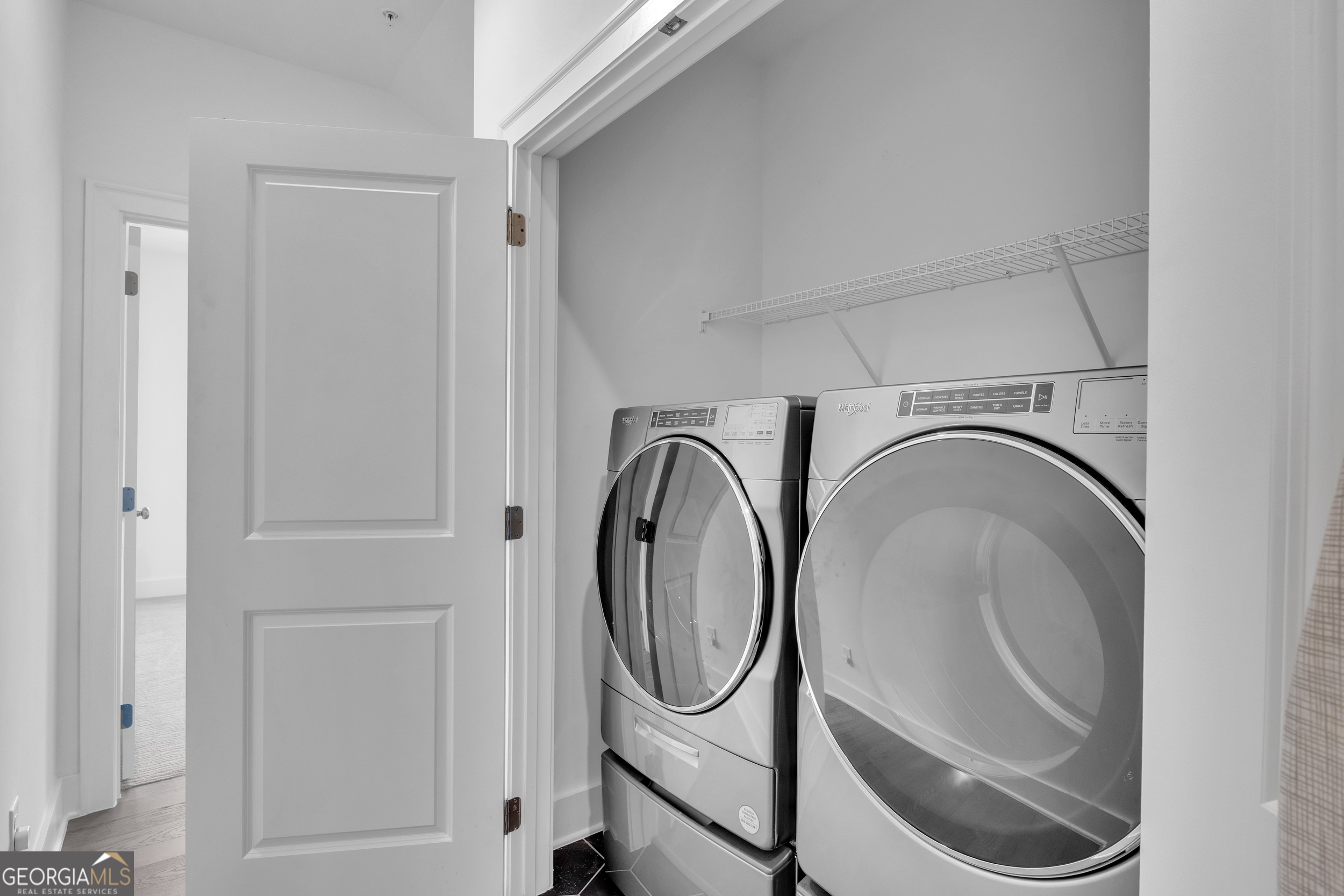 545 Whitlox Road Northwest Atlanta, GA 30309 - Photo 41 of 65 a utility room with dryer and washer