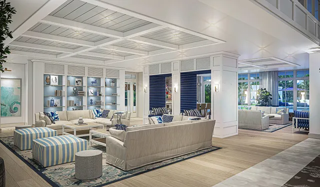 a outdoor space with pool table and chairs