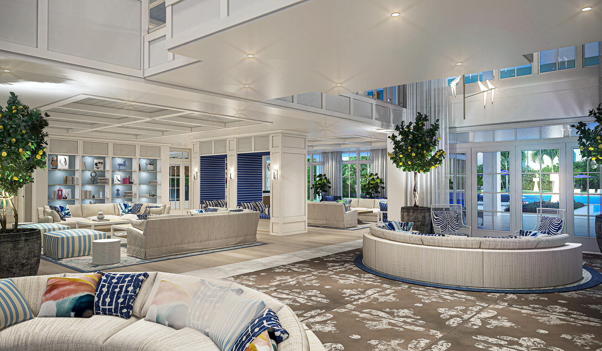 2000 Stirling Road, Unit 7106 Hollywood, FL 33020 - Photo 16 of 18 a living room with furniture and a large window