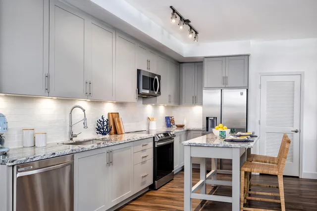 a view of a balcony with an outdoor space