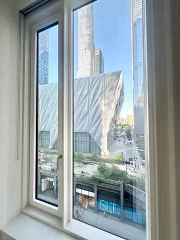 a glass door and a window