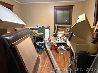 a view of a kitchen with appliances and cabinets