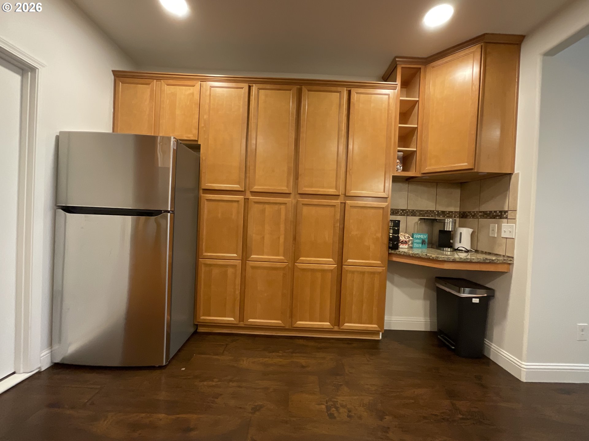 1310 Gales Creek Road Forest Grove, OR 97116 - Photo 15 of 39 a kitchen with stainless steel appliances a refrigerator and a sink