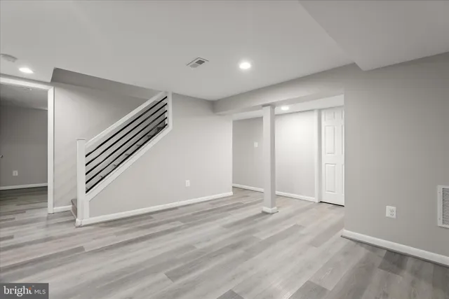 wooden floor in an empty room