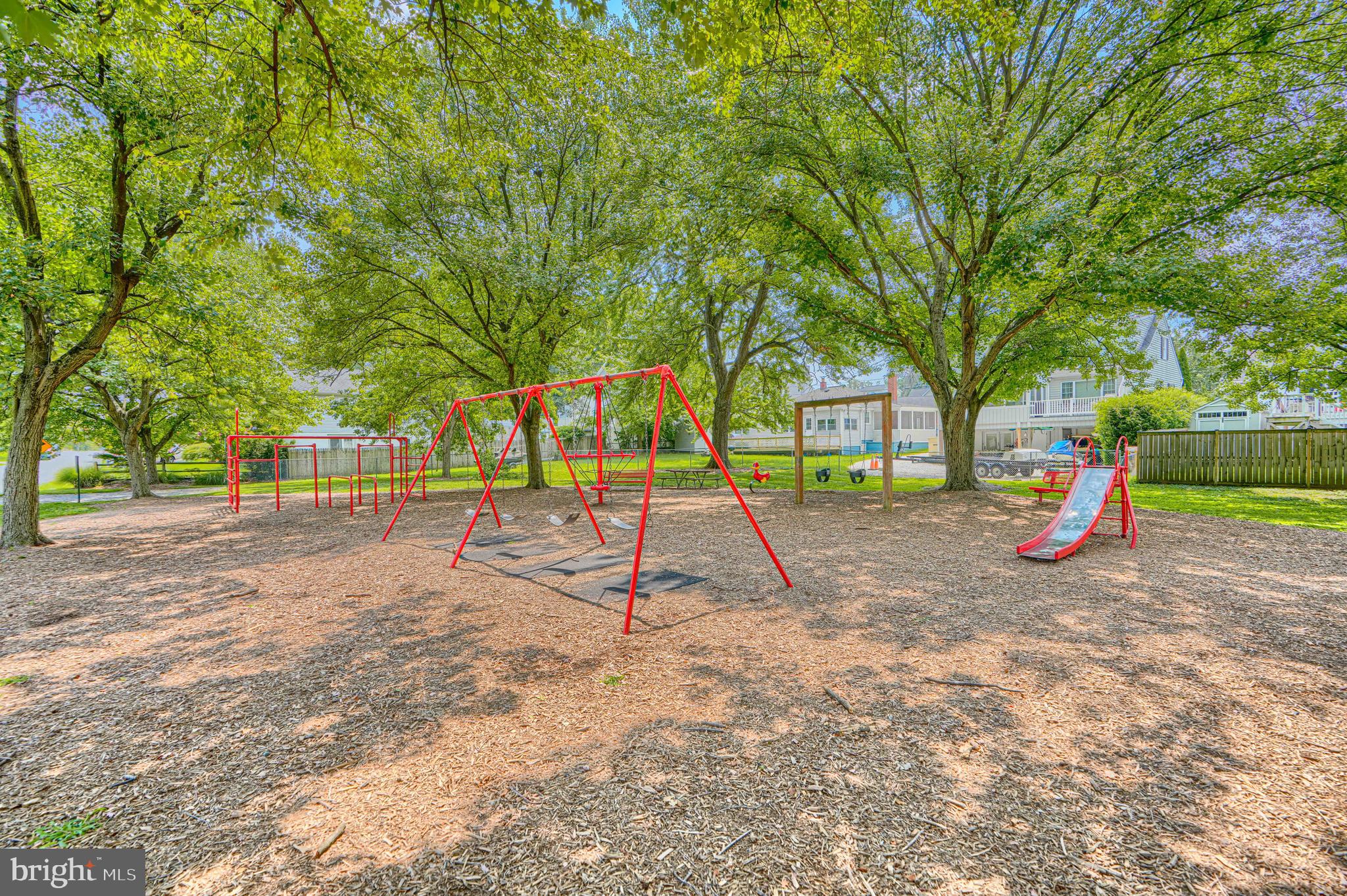 1813 Potomac Road Edgewater, MD 21037 - Photo 89 of 101 Playground with shade trees
