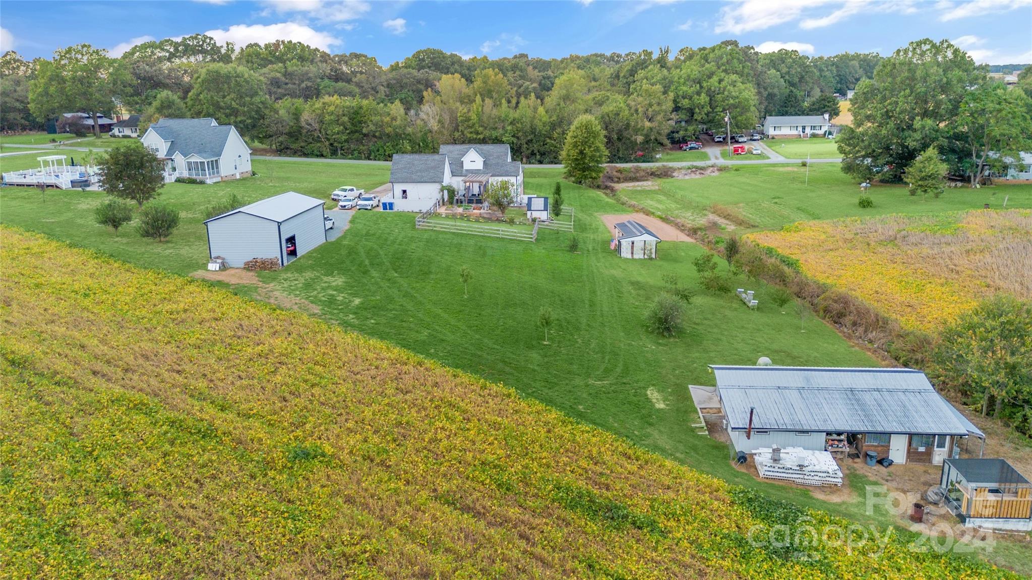 7400 Carl Polk Road Monroe, NC 28110 - Photo 46 of 48 an aerial view of a house with outdoor space swimming pool