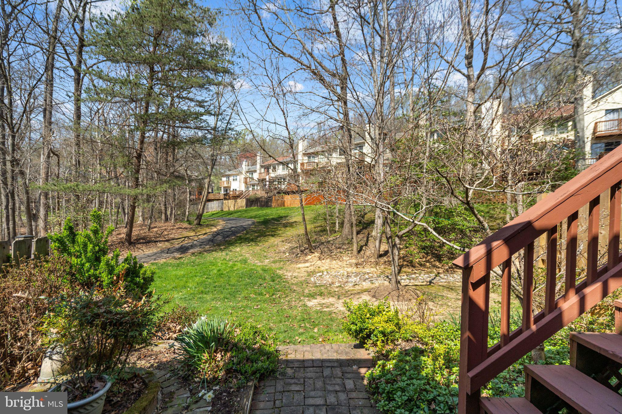 9012 Daum Court Springfield, VA 22153 - Photo 23 of 46 Serene backyard retreat in nature.