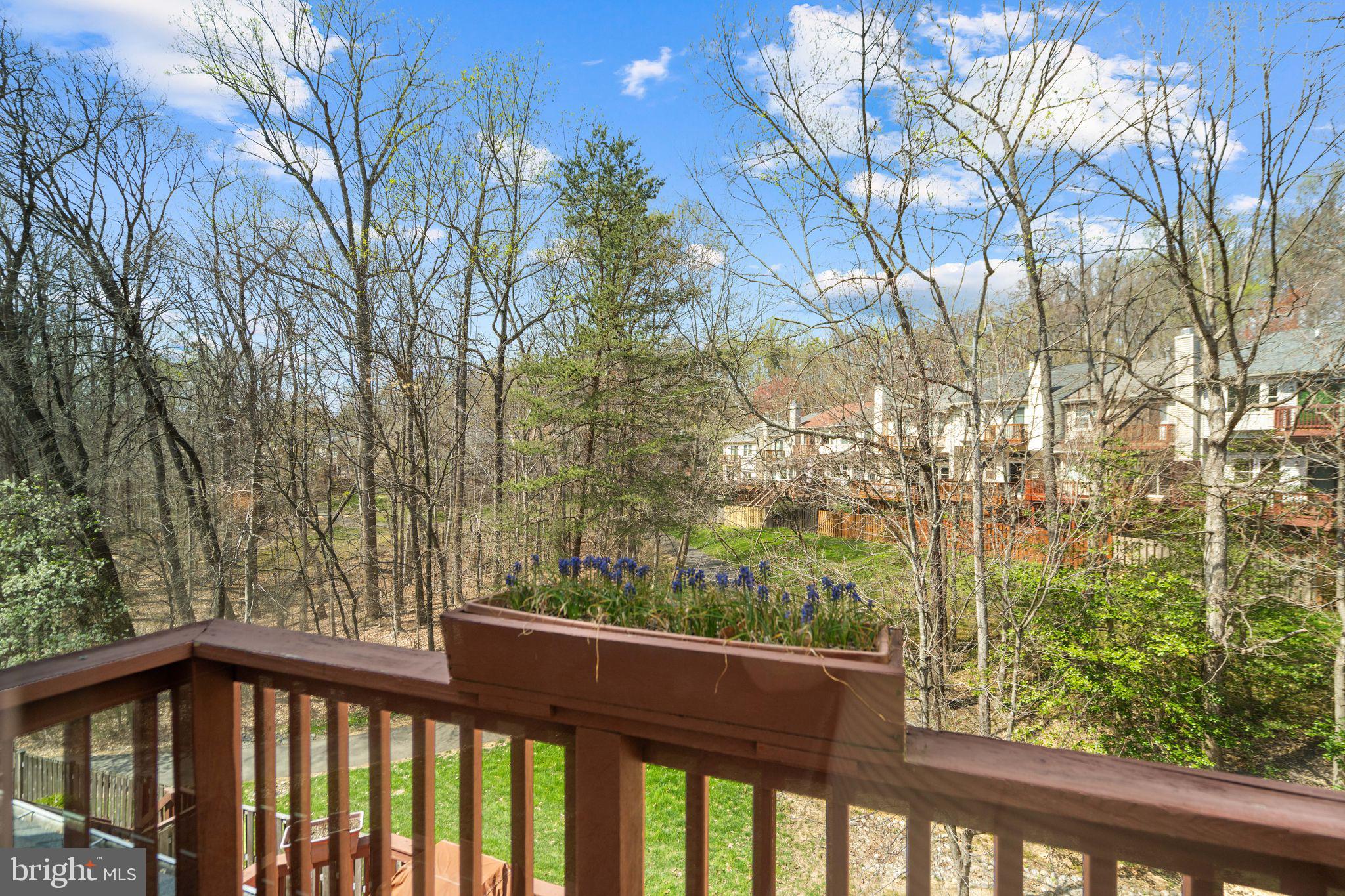 9012 Daum Court Springfield, VA 22153 - Photo 46 of 46 Serene views from a cozy balcony.