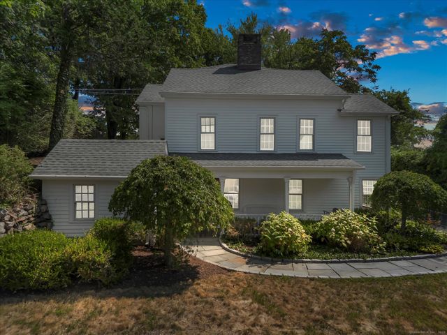 a aerial view of a house