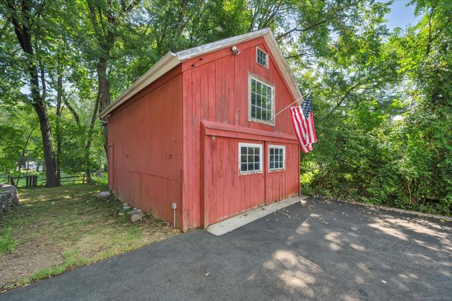 a view of backyard of house
