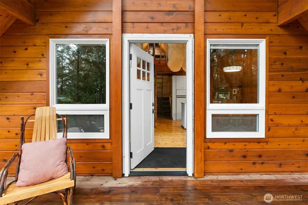 a view of an entryway of house