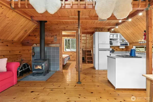 a view of a patio with table and chairs