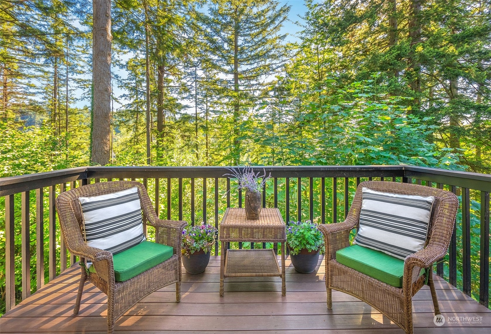 17905 Circle Drive Bothell, WA 98011 - Photo 21 of 39 a view of a two chairs in the deck