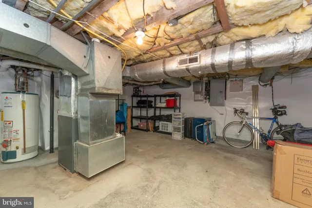 a view of storage and utility room