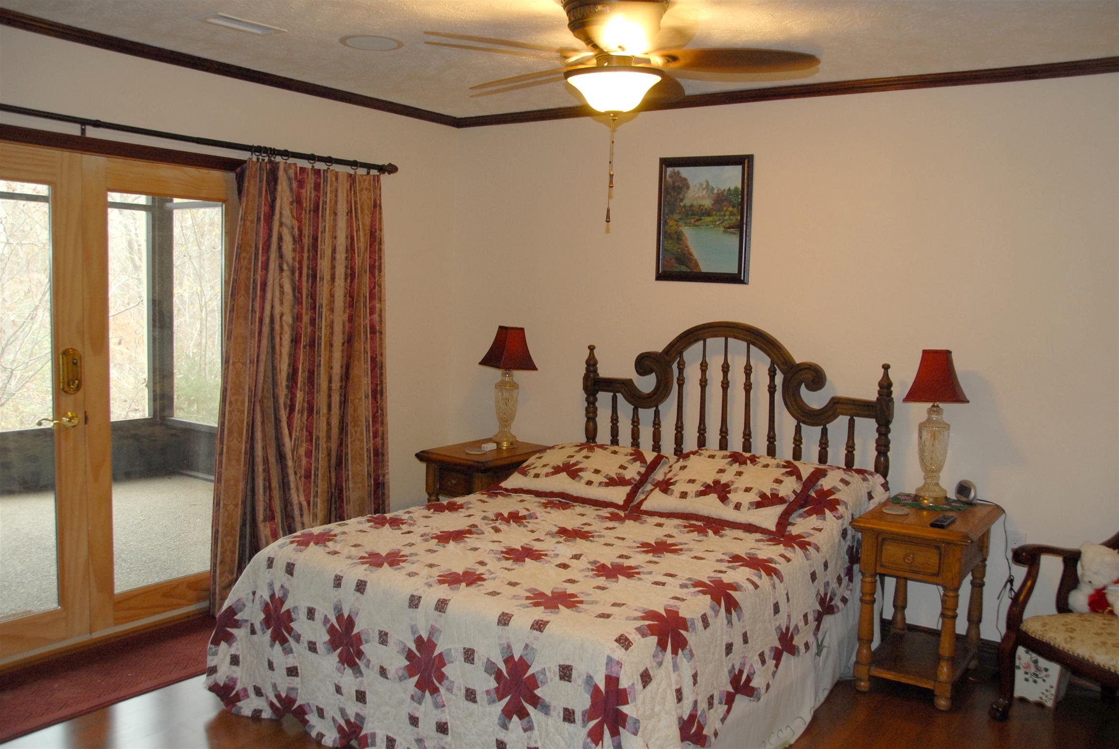 2486 Armstrong Road Linden, TN 37096 - Photo 17 of 30 Down Stairs Bedroom with access to its own screen in porch