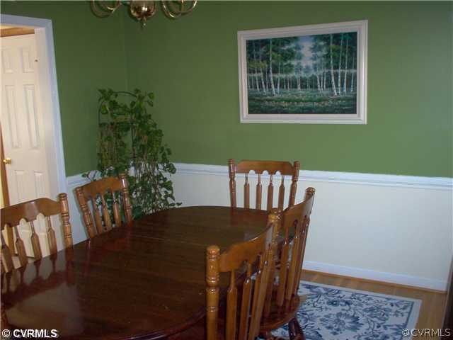 11903 Taplow Road Midlothian, VA 23112 - Photo 8 of 12 Dining Room - with hardwood floors