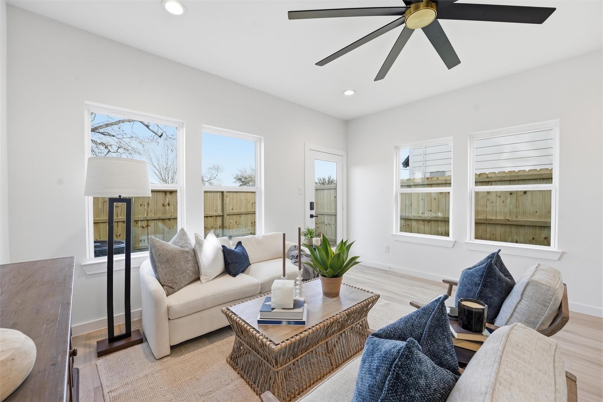 528 North 4th Street La Porte, TX 77571 - Photo 8 of 25 a living room with furniture and a large window
