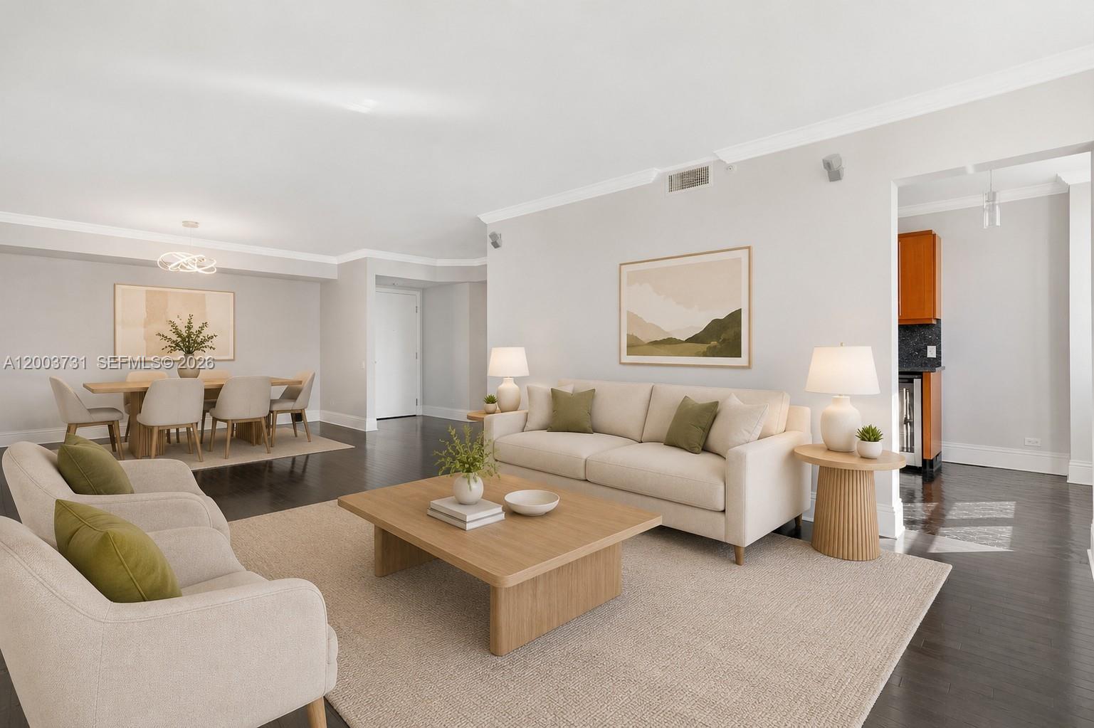 701 Brickell Key Boulevard, Unit 2103 Miami, FL 33131 - Photo 2 of 48 Virtually Staged