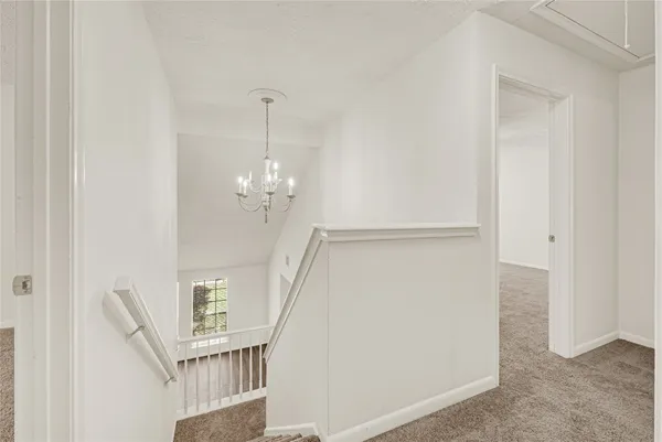 a view of a livingroom with furniture