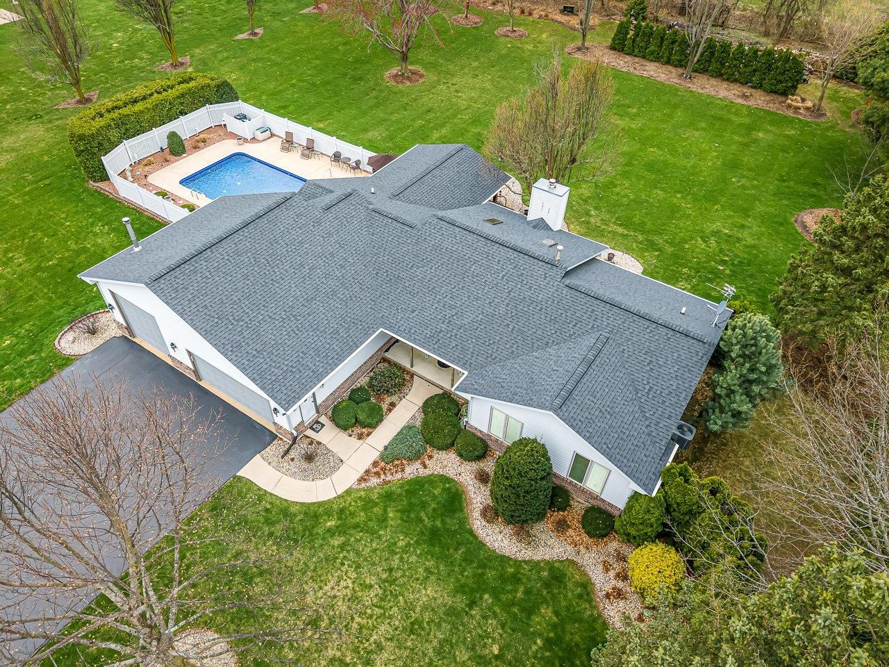 9744 Prairie Lane Belvidere, IL 61008 - Photo 65 of 66 an aerial view of a house