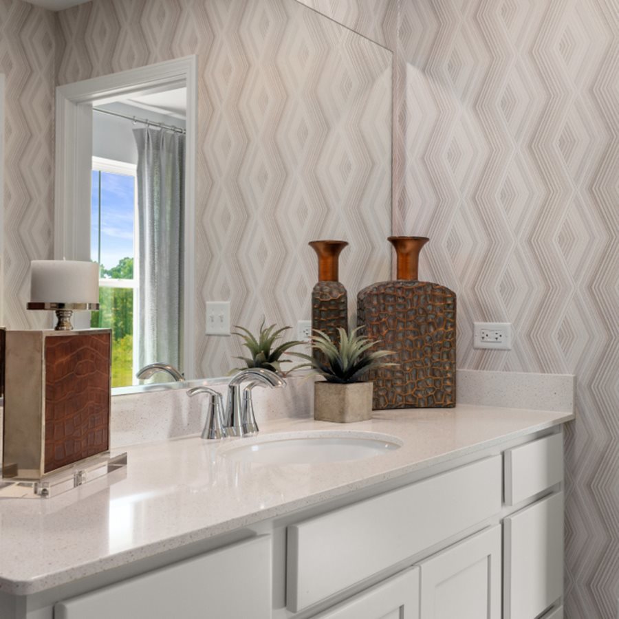 10232 McMahon Way Huntley, IL 60142 - Photo 10 of 46 a bathroom with a sink and a mirror