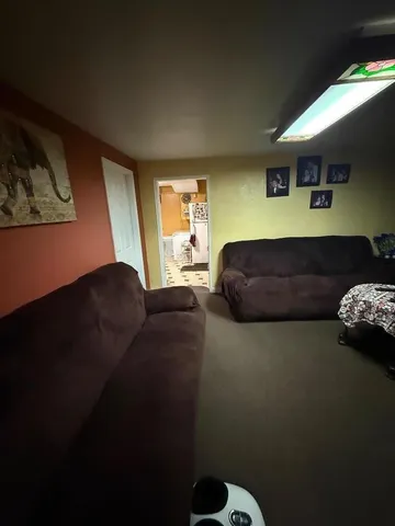 a living room with a couch