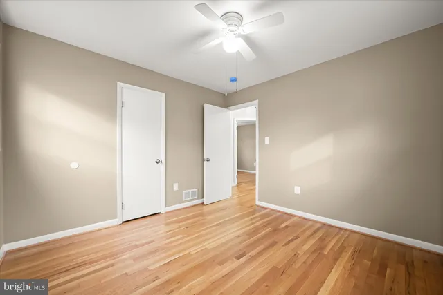 wooden floor in an empty room