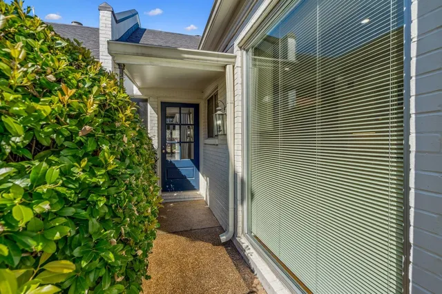 a view of a entryway door of the house