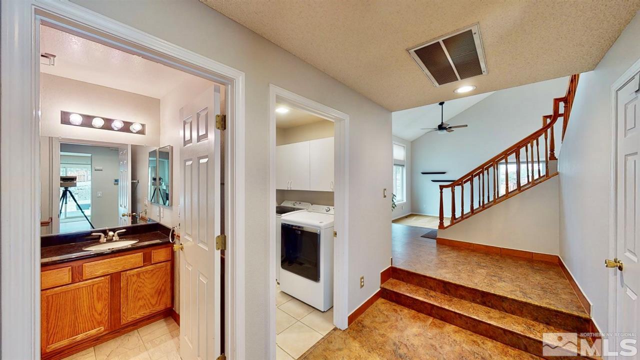 5380 Simons Drive Reno, NV 89523 - Photo 13 of 34 a view of an entryway with wooden floor