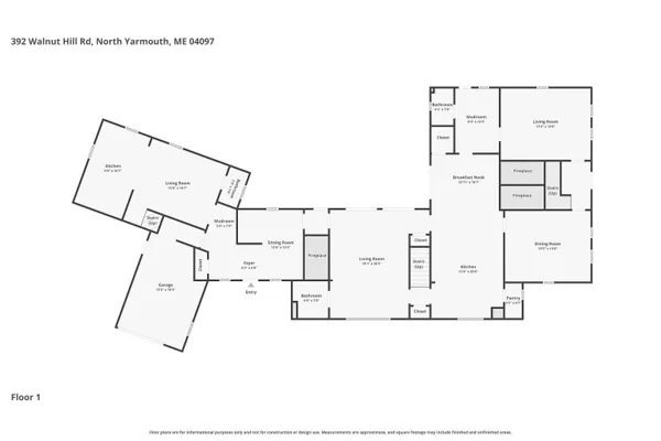 $1,125,000 | 392 Walnut Hill Road, North Yarmouth, ME 04097