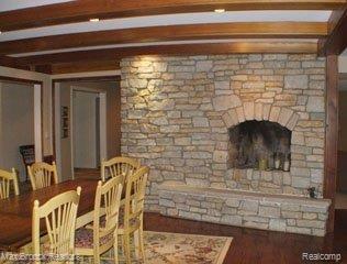 25455 Dennison Road Franklin, MI 48025 - Photo 7 of 20 fireplace from eat in