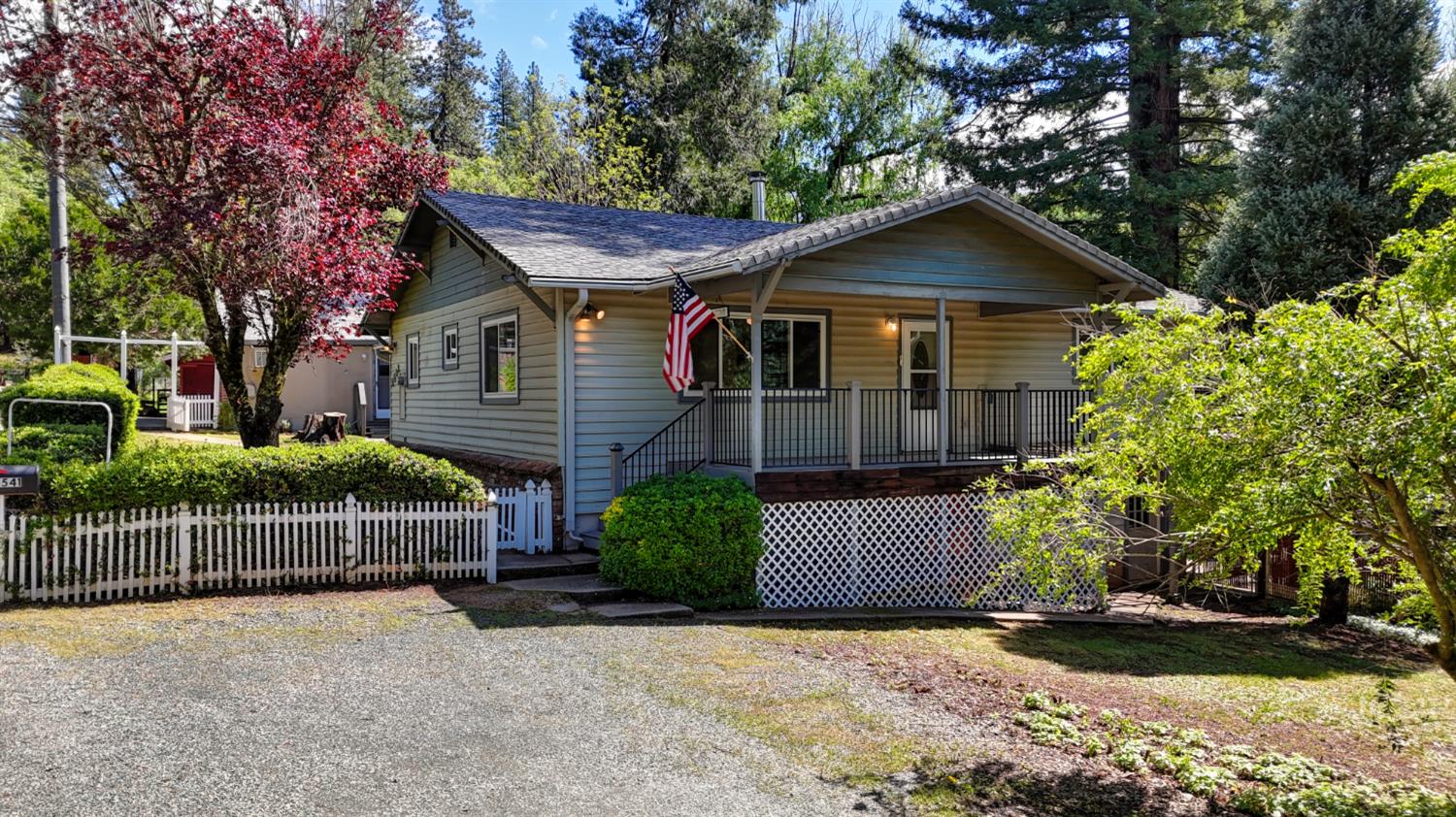 4541 Meadowbrook Road Garden Valley, CA 95633 - Photo 3 of 71 view of front of house with a porch and stairs