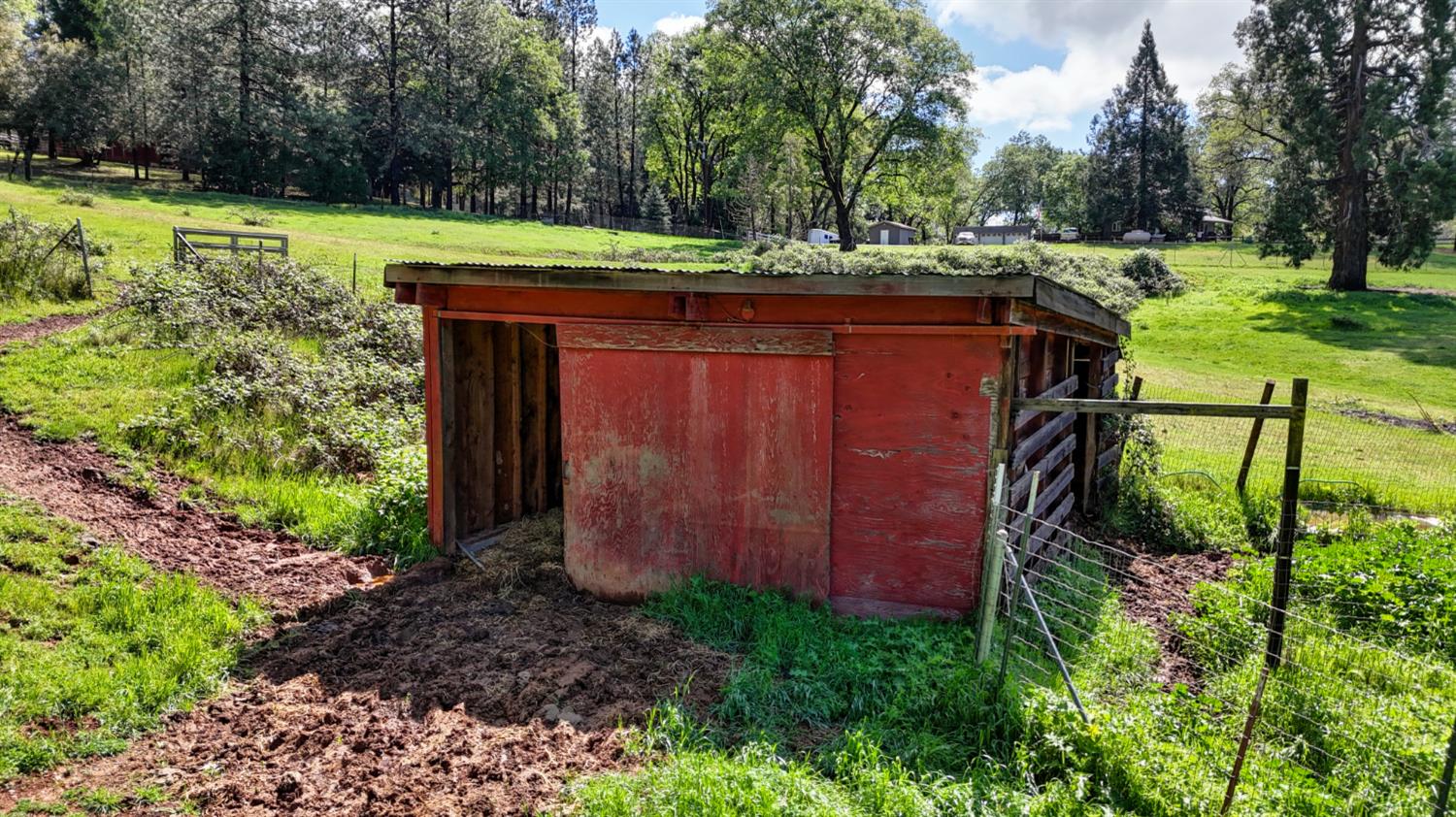 4541 Meadowbrook Road Garden Valley, CA 95633 - Photo 8 of 71 view of outdoor structure with a view of countryside and view of wooded area