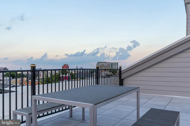 a view of a building with a balcony