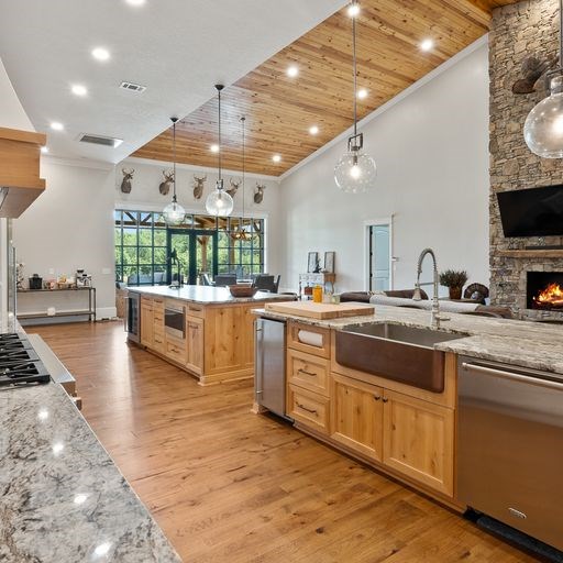 8321 Ebenezer Road Buena Vista, GA 31803 - Photo 15 of 61 Custom cabinets w/Farmhouse sink