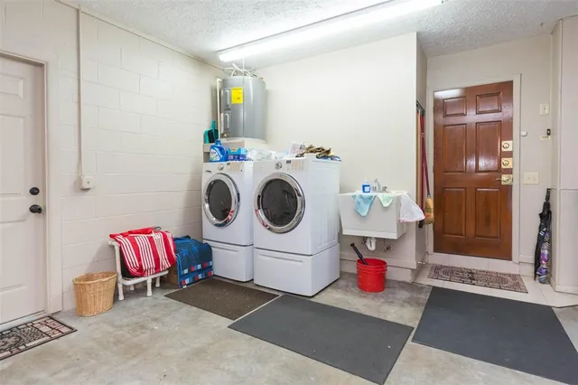a view of swimming pool with a yard