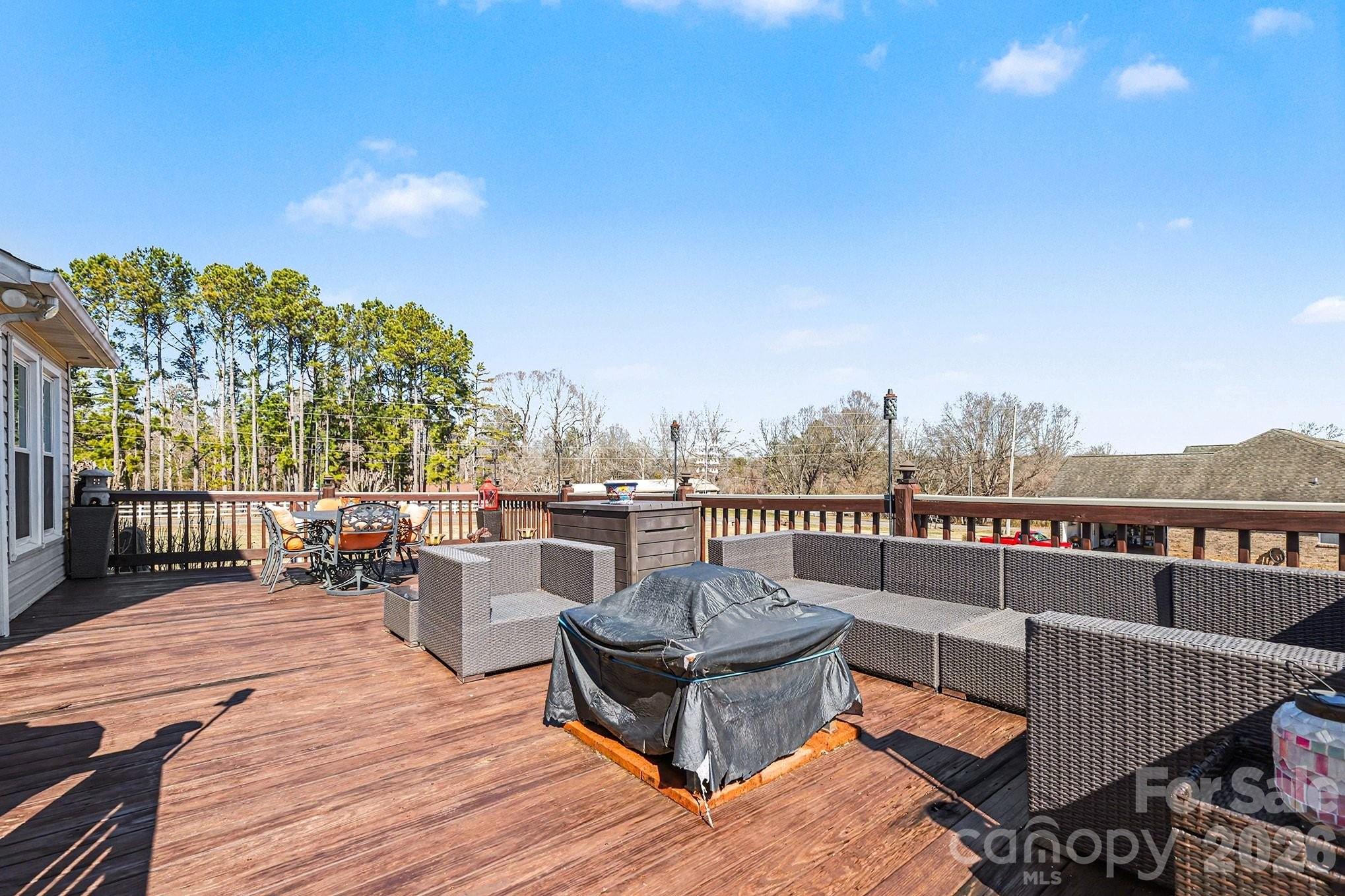 205 John Cline Road Cherryville, NC 28021 - Photo 34 of 41 a view of a roof deck with couches