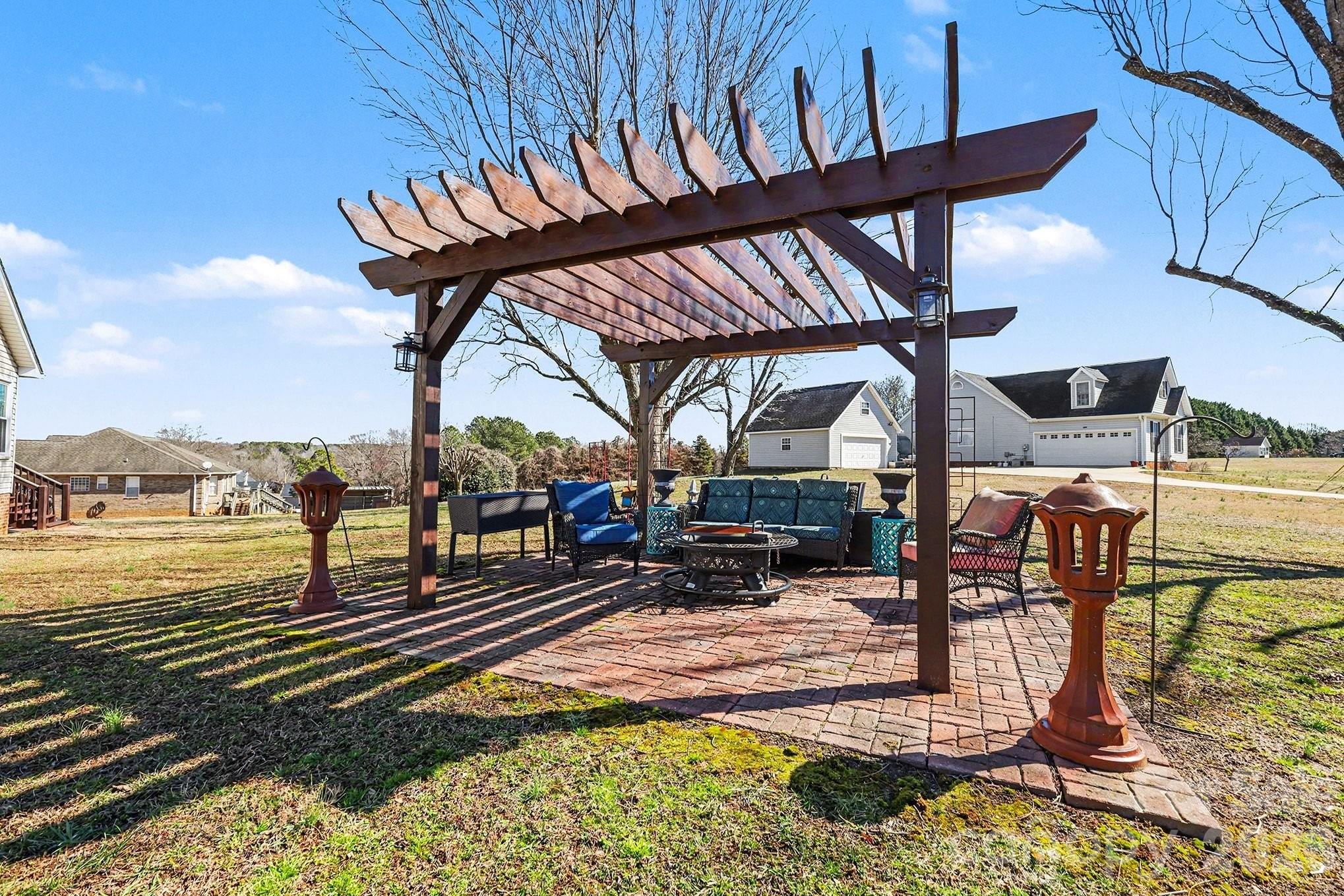 205 John Cline Road Cherryville, NC 28021 - Photo 36 of 41 a view of a swimming pool with a patio